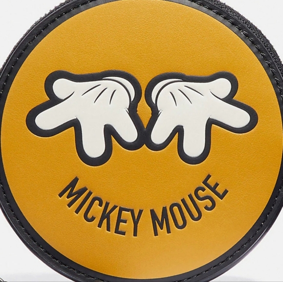 Coach Disney X Coach Round Coin Case With Mickey Mouse - Picture 2 of 5